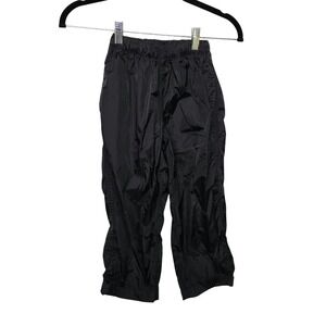 Rugged Bear Kids Black Rain Pants Elastic Waist Seam Sealed Outdoor Size 5